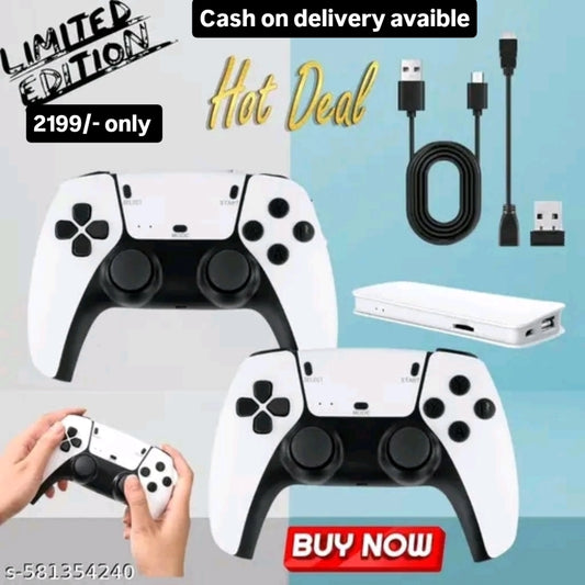 M15 PS5 Wireless Video Game Console, 4K HD Game Stick for TV, Retro Gaming System
